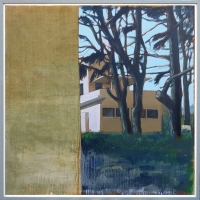 oil on canvas, 123 x 123 cm
