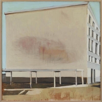oil on canvas, 123 x 123 cm